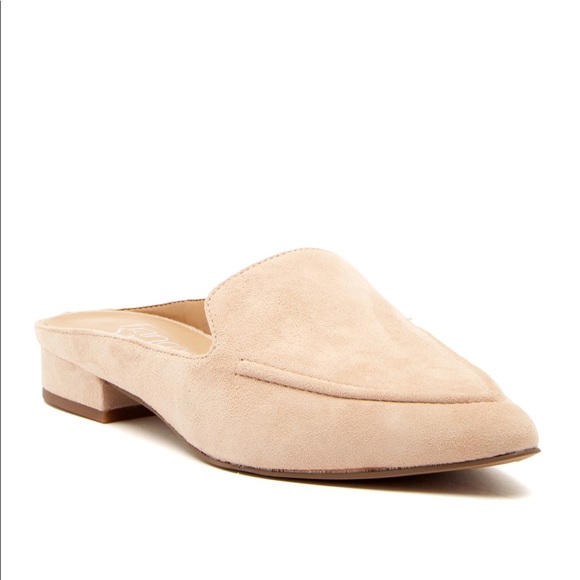 franco sarto white mules